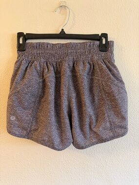 lululemon athletica Women's Heathered Charcoal Athletic Shorts